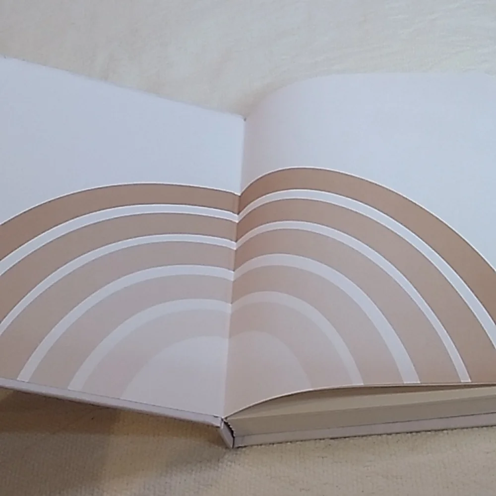 96 Perforated Sheets Journal Hard Back 7.5 x 10.25 inches light Purple w Gold